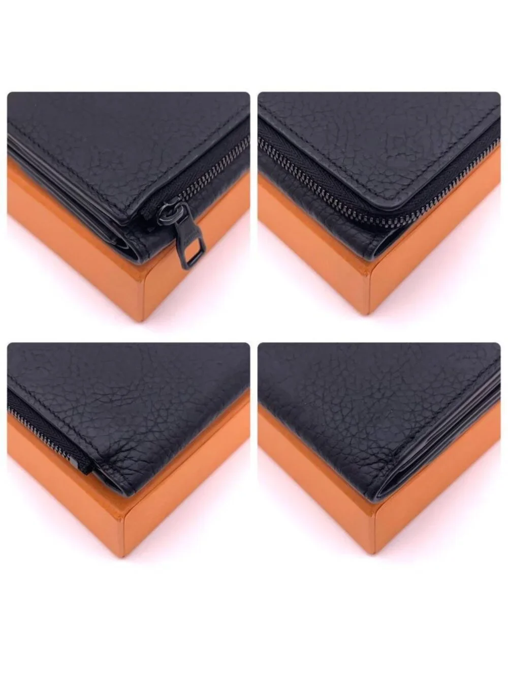 Louis Vuitton Portefeuille Pilot Trifold Wallet Black Taurillon